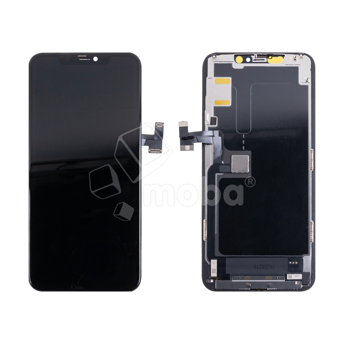 Дисплей для iPhone 11 Pro Max (A2218) в сборе с тачскрином Черный - (Hard OLED, Full HD COF, 650 Кд/м²) (площадка под IC)