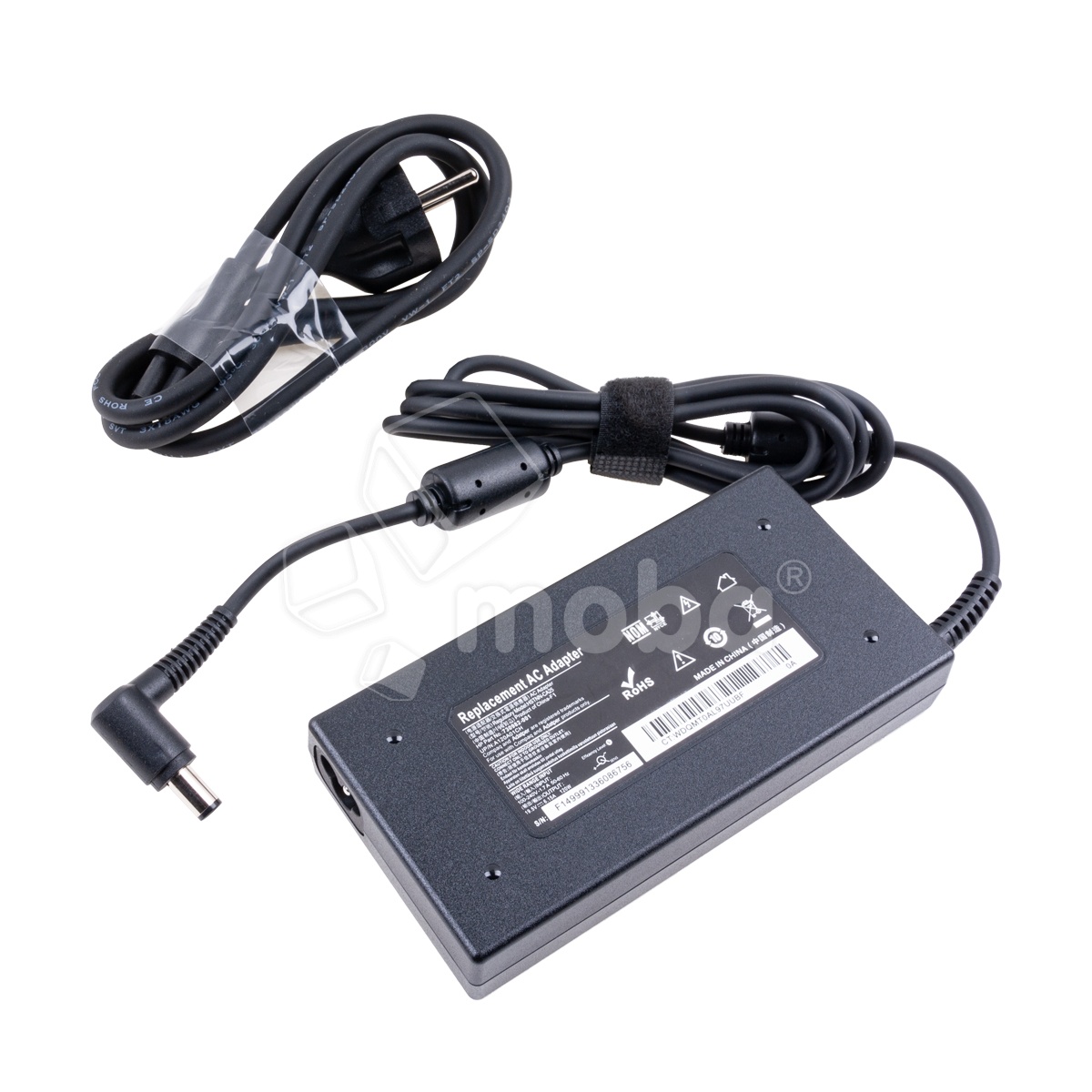 Блок питания (сетевой адаптер) для ноутбука HP 19,5V, 6,15A, 120W (7,4×5,0 с иглой)