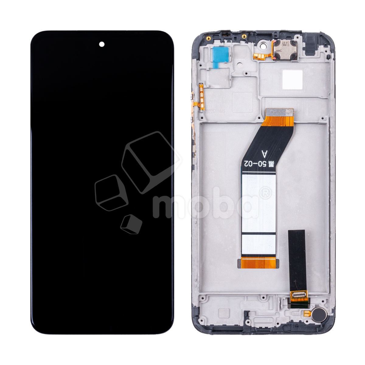 Дисплей для Xiaomi Redmi 10 (21061119DG/21061119AG) модуль с рамкой Черный - OR (HD+, 300 Кд/м², 90 Гц)