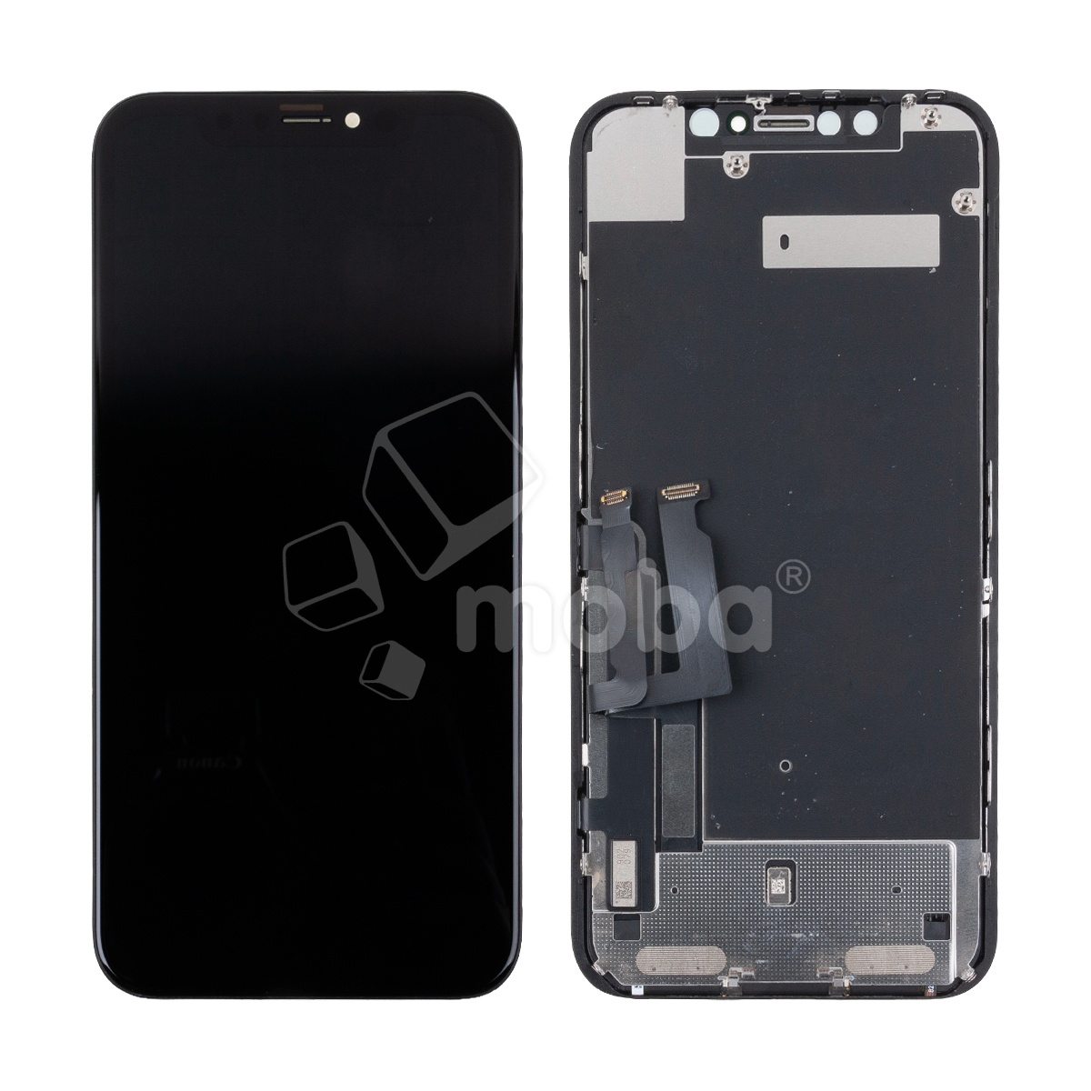 Дисплей для iPhone Xr (A2105) в сборе с тачскрином Черный - OR (Заменено стекло и тач)