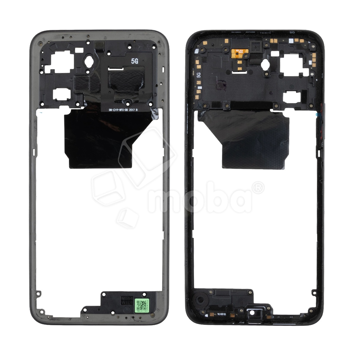Средняя часть для Xiaomi Poco M7 4G/Redmi 15 4G (25062PC34G/25062RN2DY) Черный