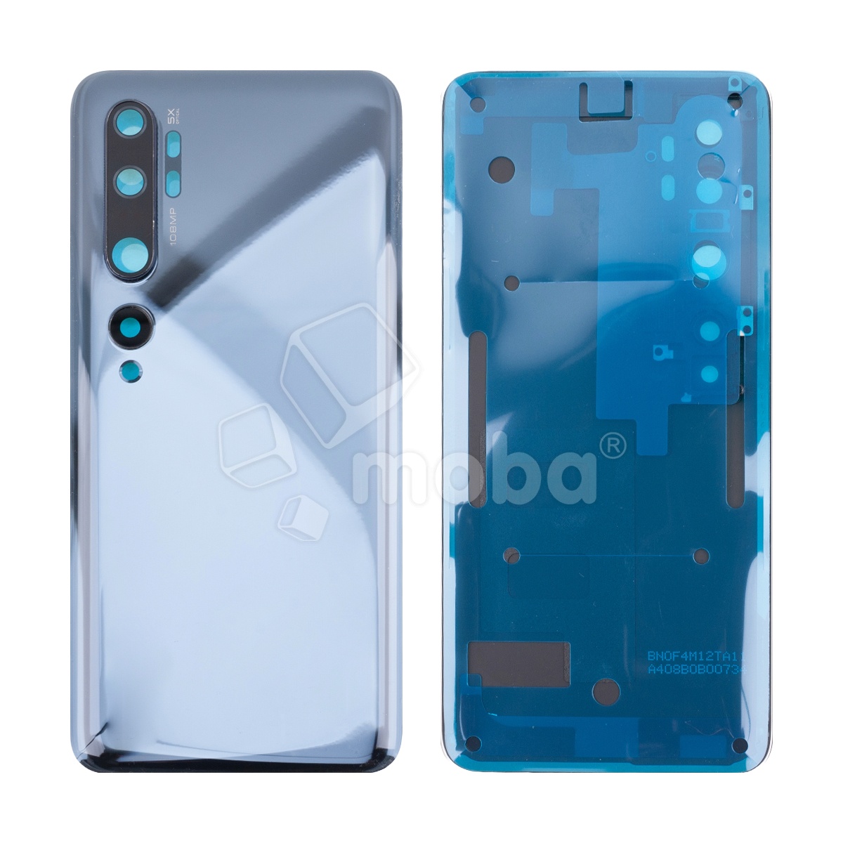 Задняя крышка для Xiaomi Mi Note 10/10 Pro (M1910F4G/M1910F4S) Черный - OR