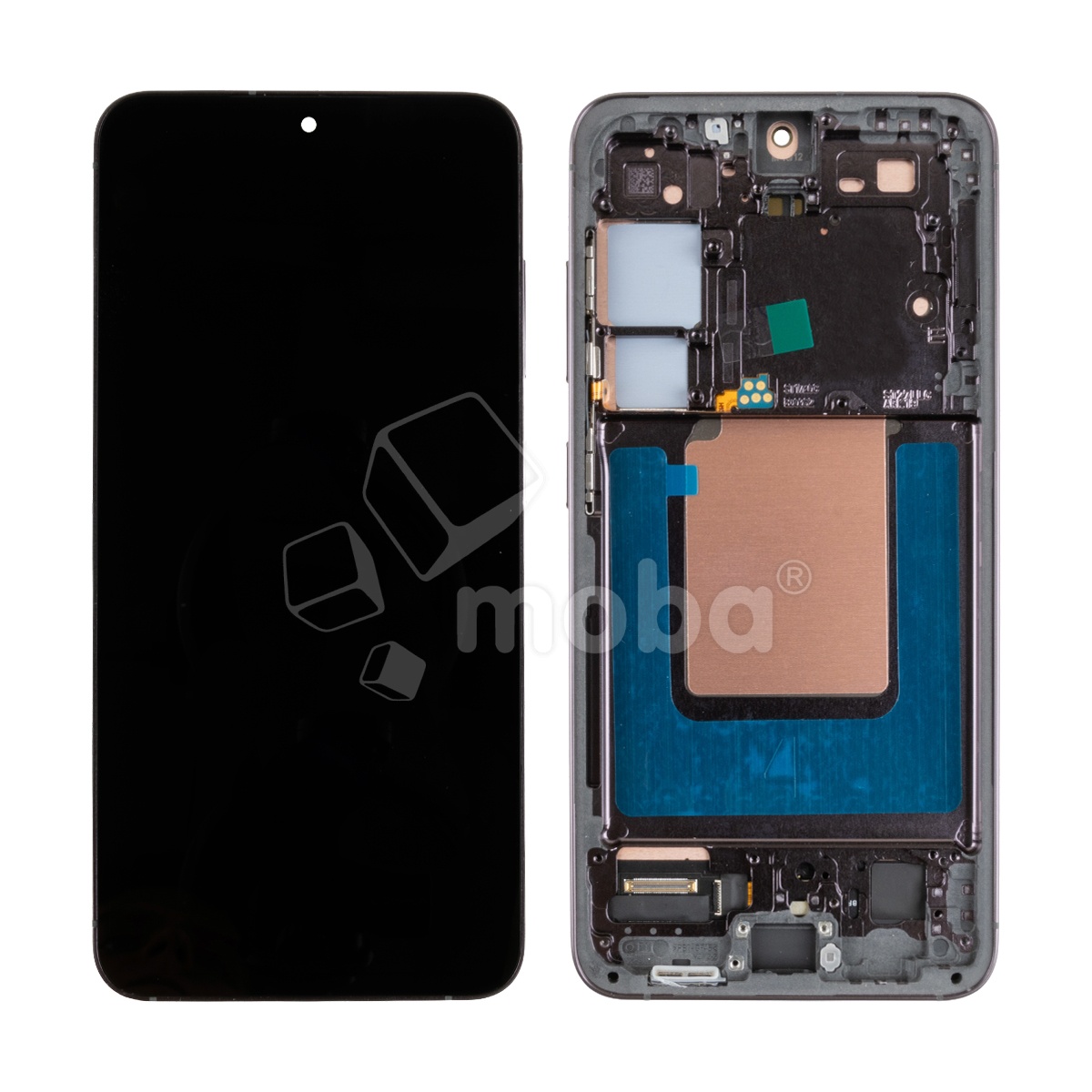 Дисплей для Samsung Galaxy S24 (S921B) модуль с рамкой Черный - (OLED) (Full Size)