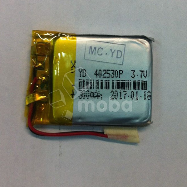 Аккумулятор универсальный 402530p 3,7v Li-Pol 300 mAh (4*25*30 mm)