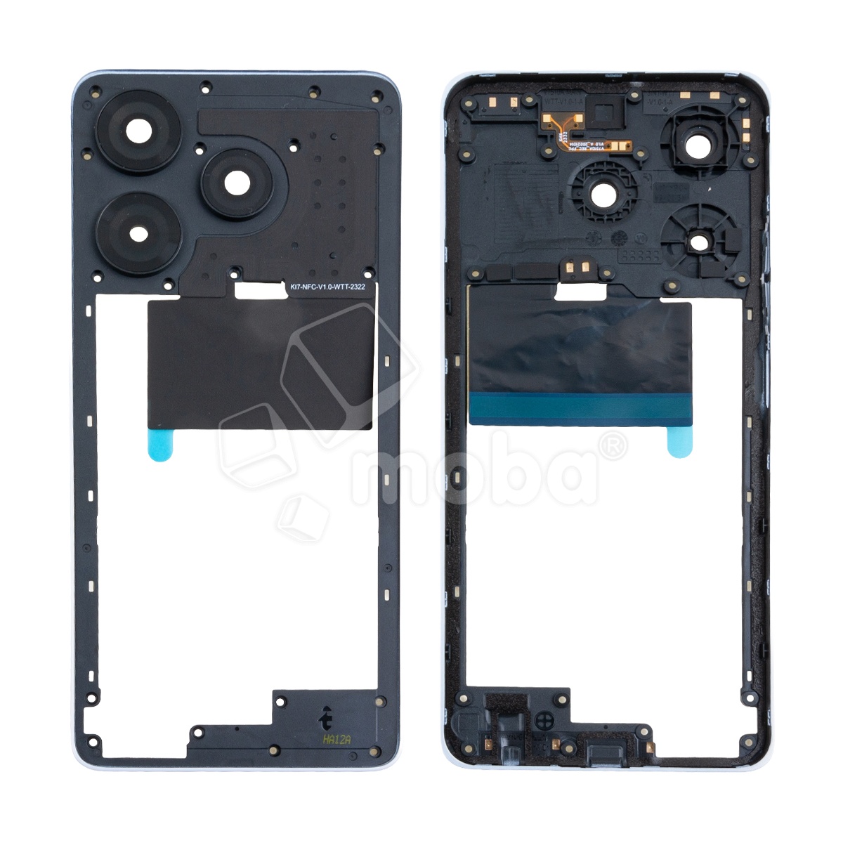 Средняя часть для Tecno Spark 10 Pro (KI7) Белый