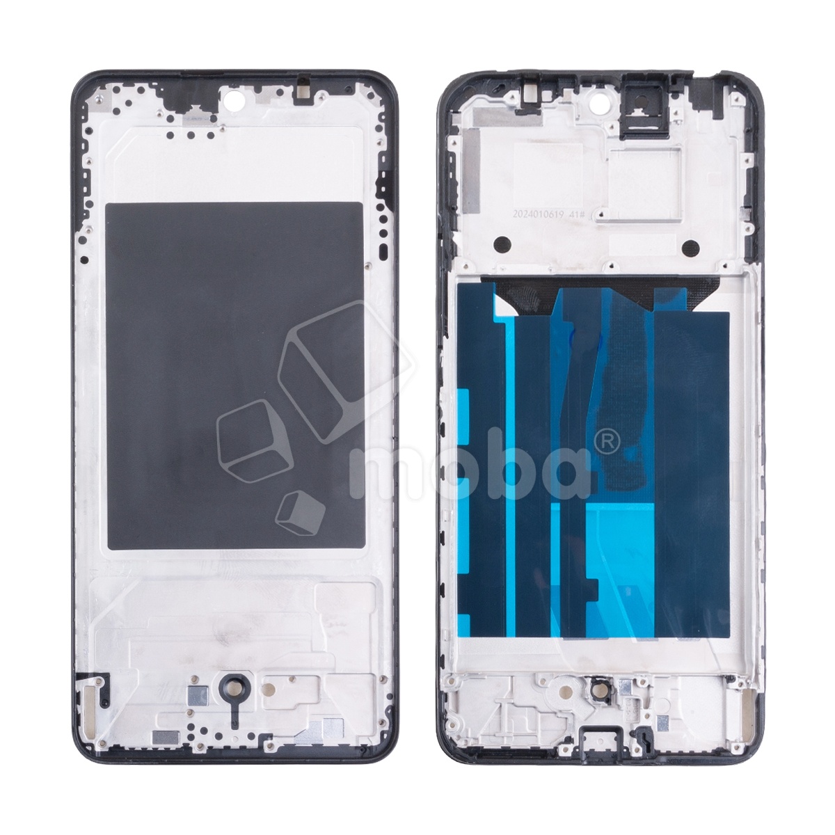 Рамка дисплея для Realme 12 4G (RMX3871) Черный (возможен дефект ЛКП)