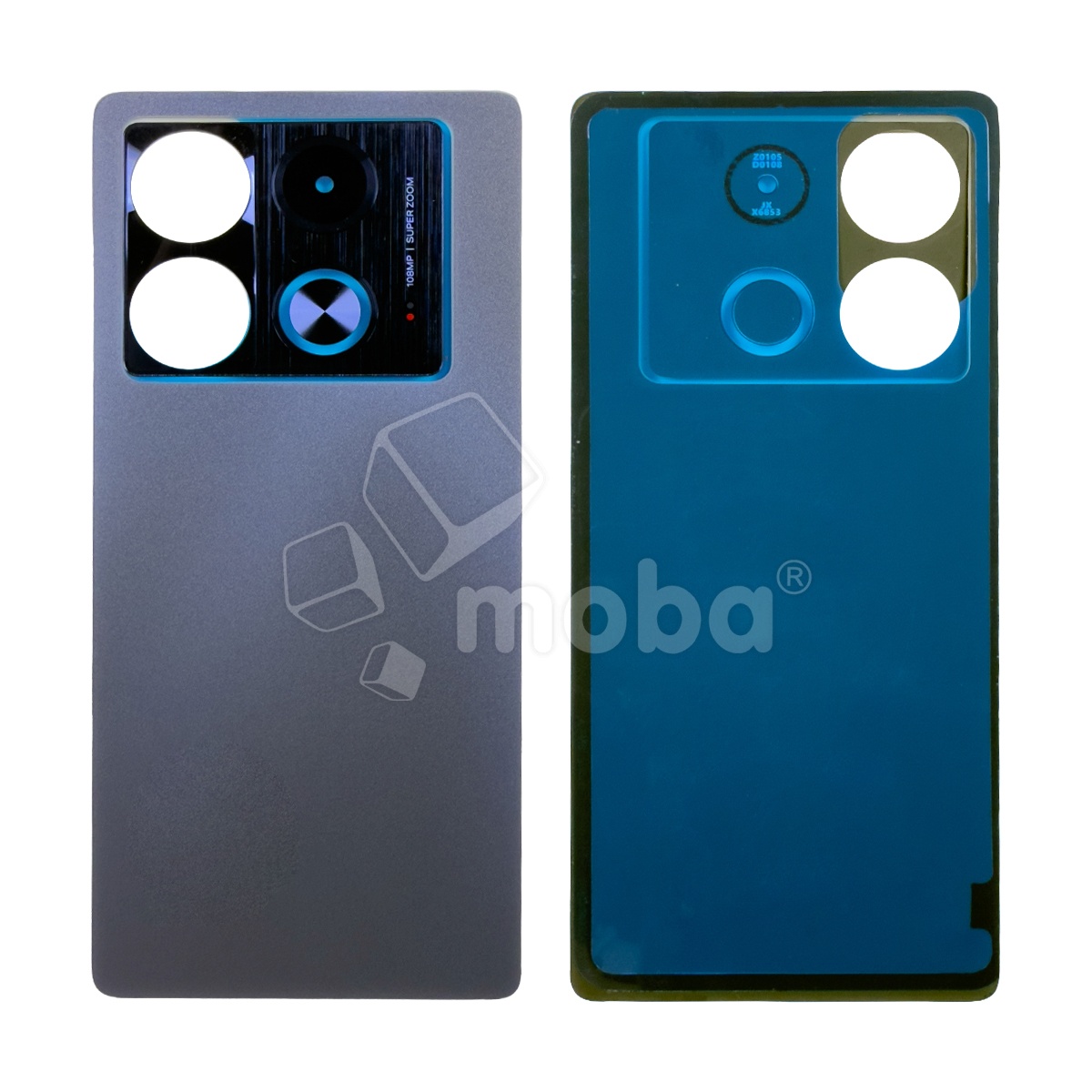 Задняя крышка для Infinix Note 40 4G (X6853) Черный - Премиум