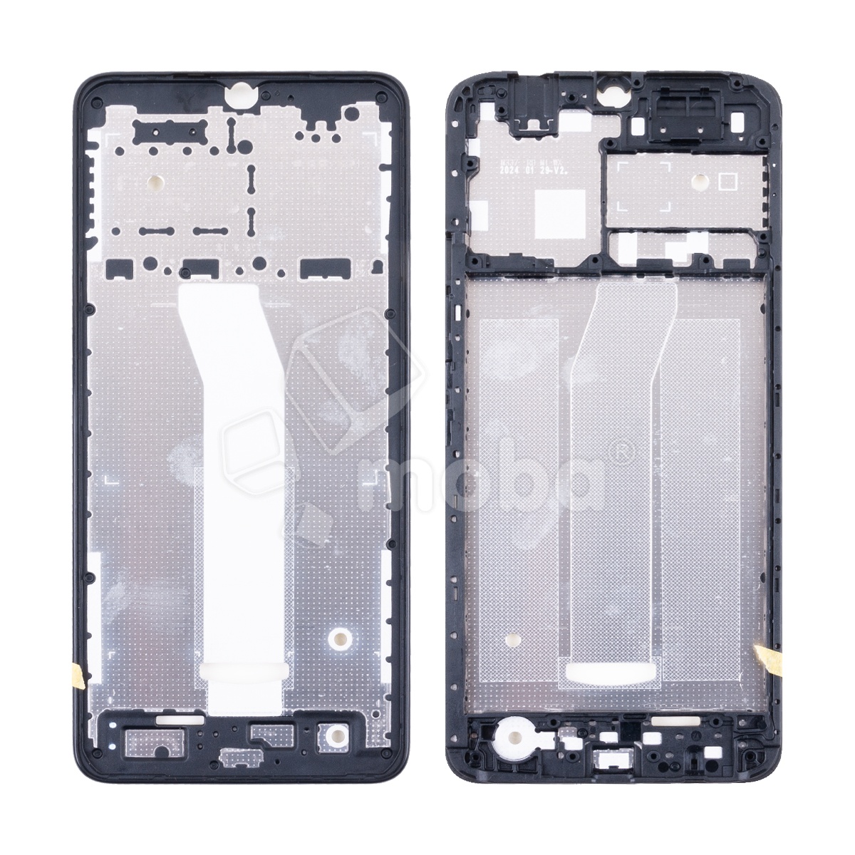Рамка дисплея для Xiaomi Redmi A3/Poco C61 (23129RN51X/2312BPC51X) Черный (возможен дефект ЛКП)