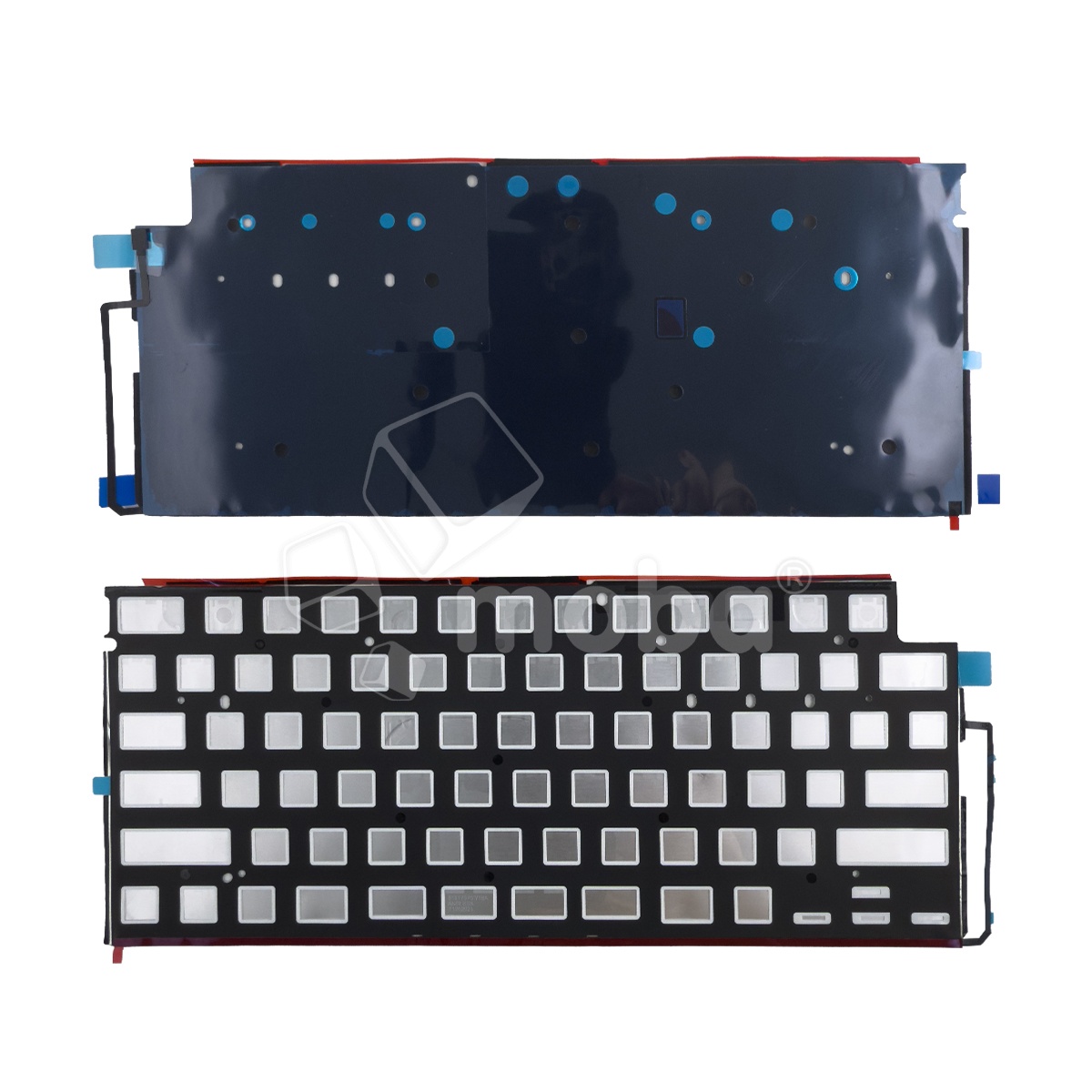 Подсветка клавиатуры для ноутбука MacBook Air M2 13" A2681/A2941/A3113/A3114 (2022-2024, прямой Enter RU) Черный