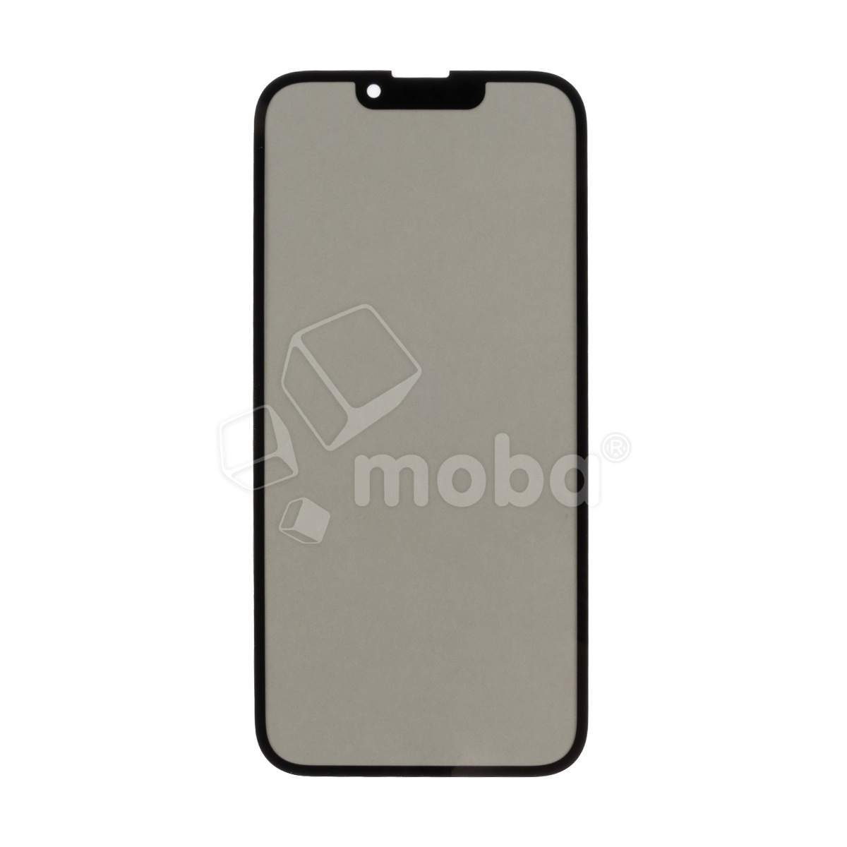 Стекло для переклейки iPhone 13/13 Pro (A2635/A2640) с OCA пленкой + поляризационная пленка Черный - (Feaglet)