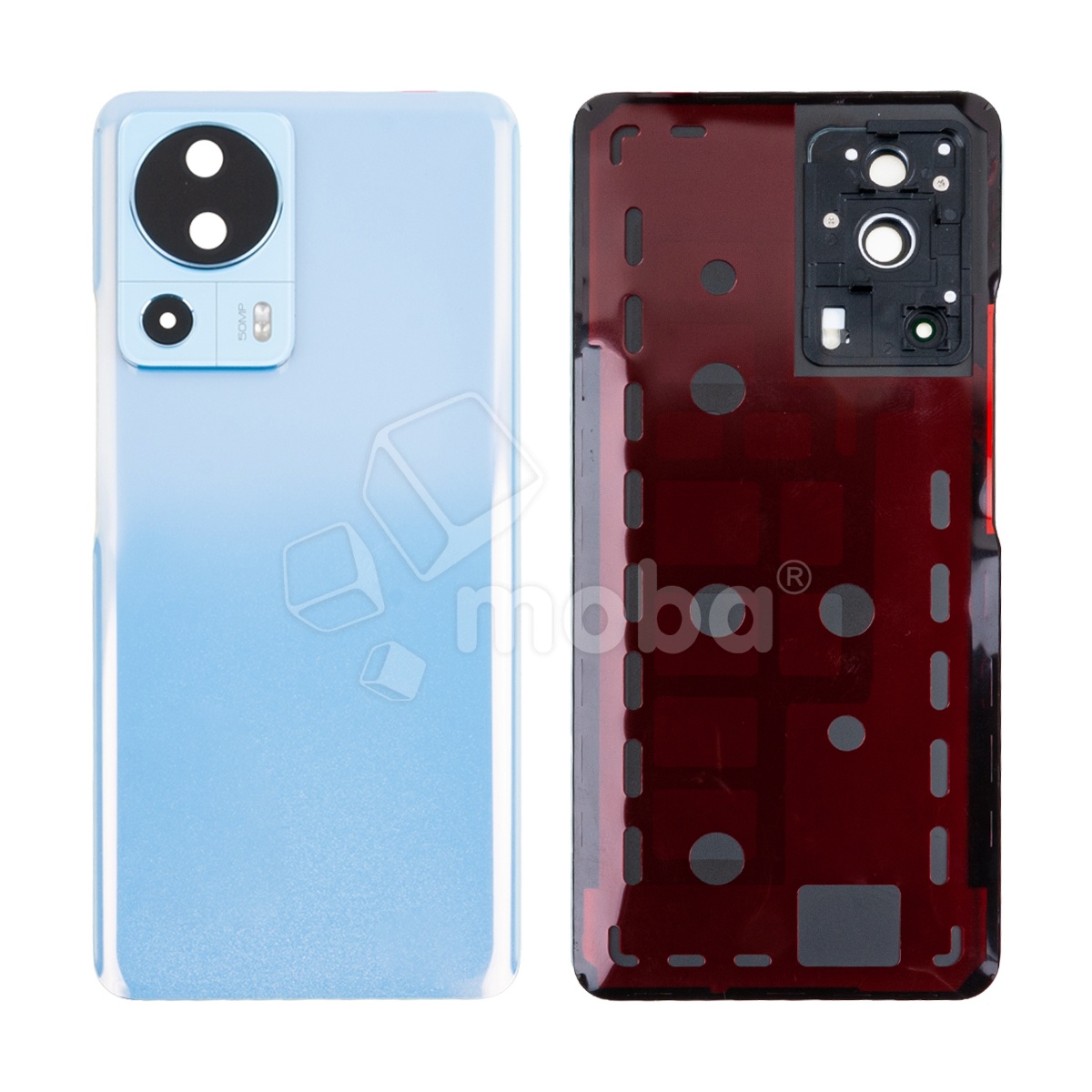 Задняя крышка для Xiaomi 13 Lite (2210129SG) Голубой - Премиум