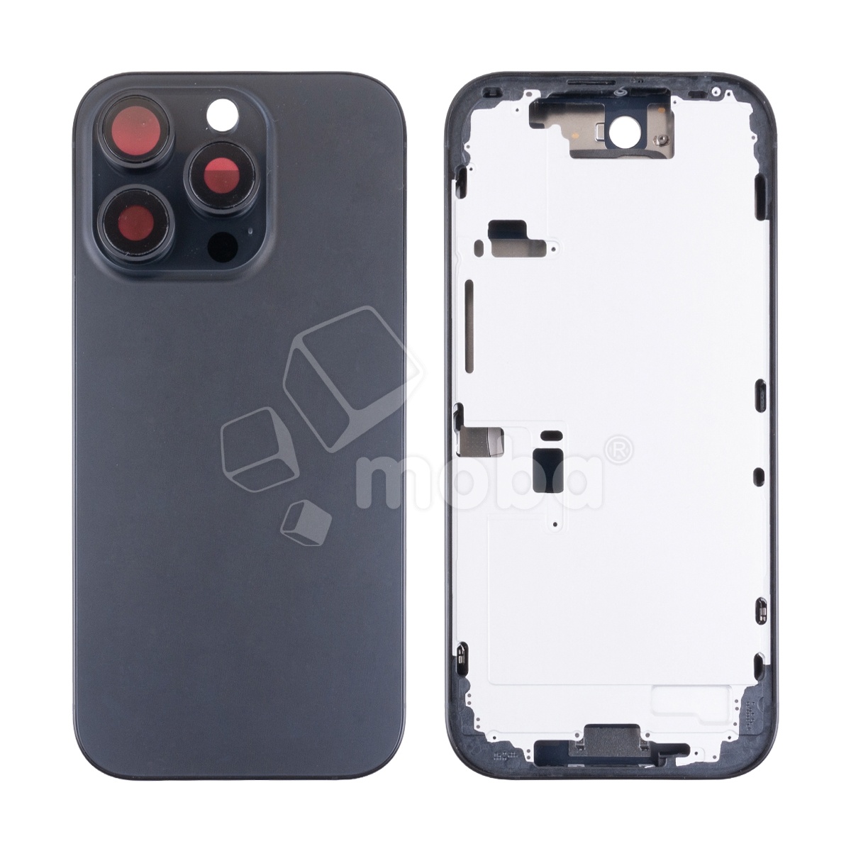 Корпус для iPhone 16 Pro (A3293 1 Sim) Черный - Премиум