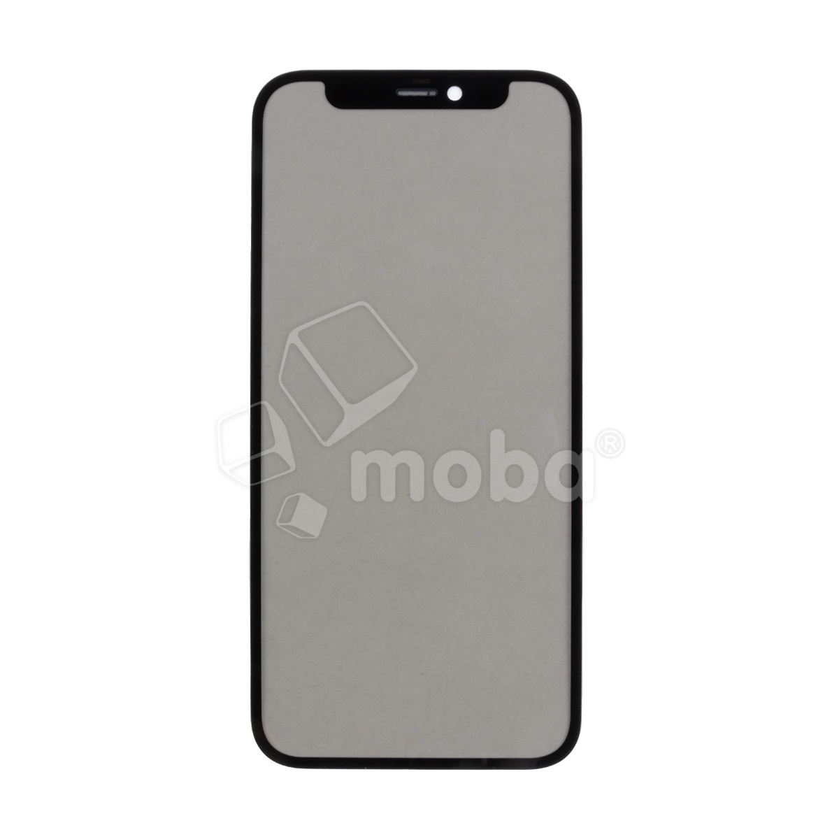Стекло для переклейки iPhone 12 mini (A2399) с OCA пленкой + поляризационная пленка Черный - (Feaglet)