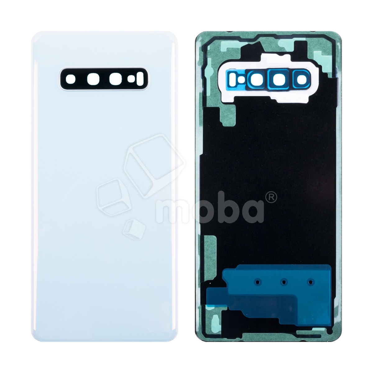 Задняя крышка для Samsung Galaxy S10+ (G975F) Белый - Премиум
