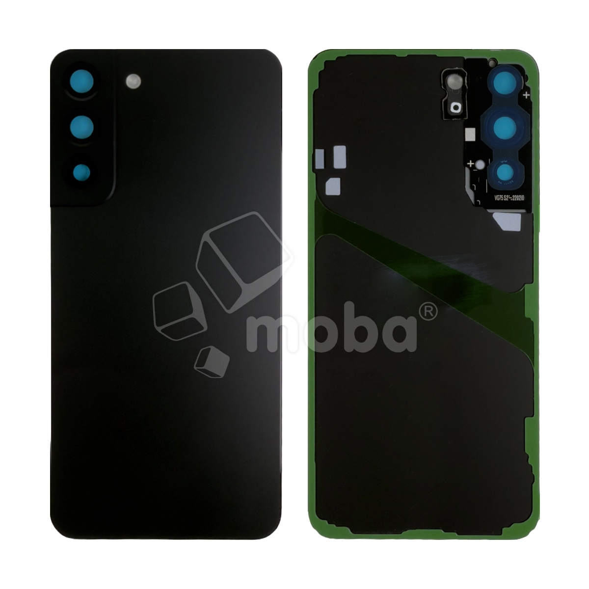 Задняя крышка для Samsung Galaxy S22+ (S906B) Черный - OR