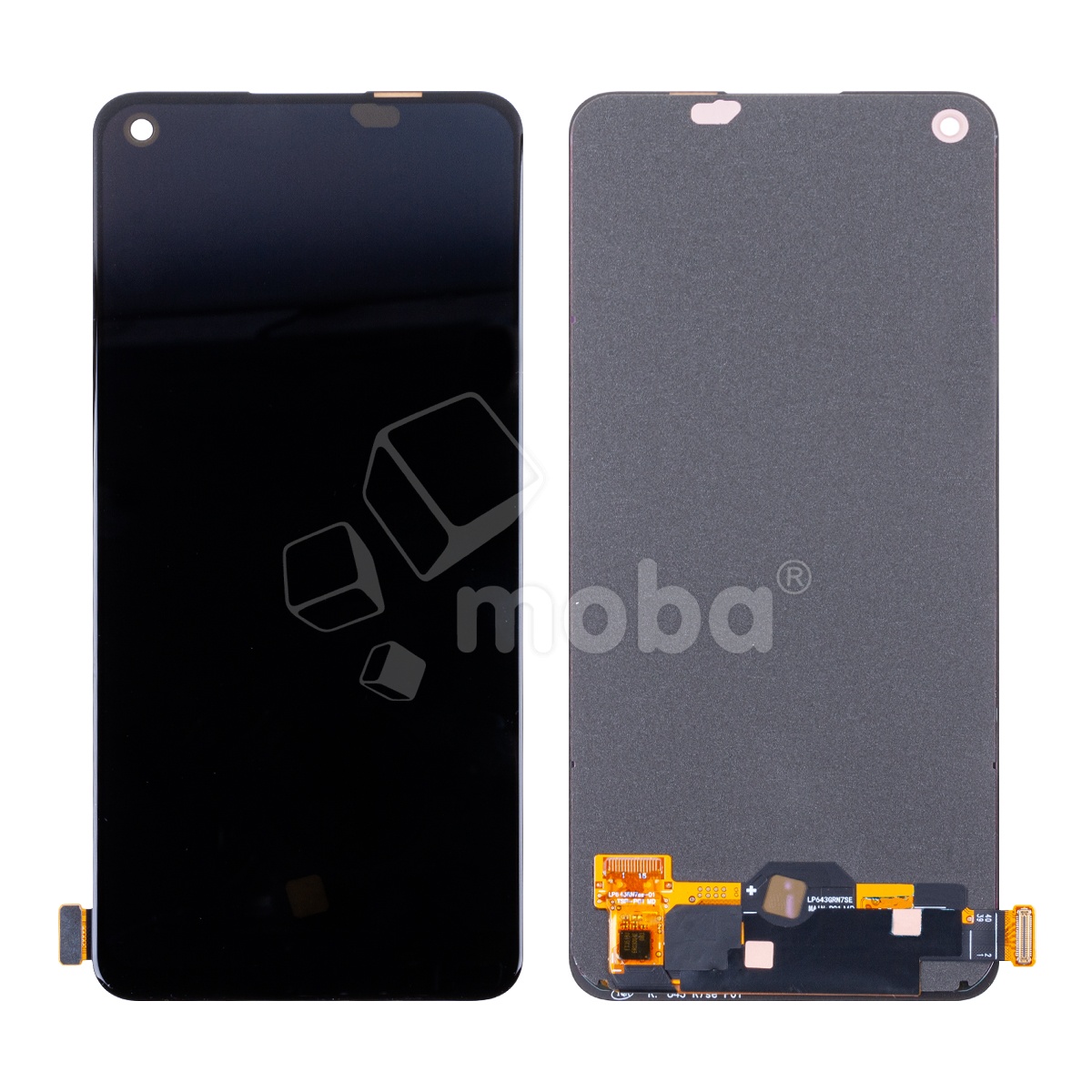 Дисплей для Realme 9 Pro+ (RMX3393/RMX3392) в сборе с тачскрином Черный - (OLED) (Full HD, 450 Кд/м²)