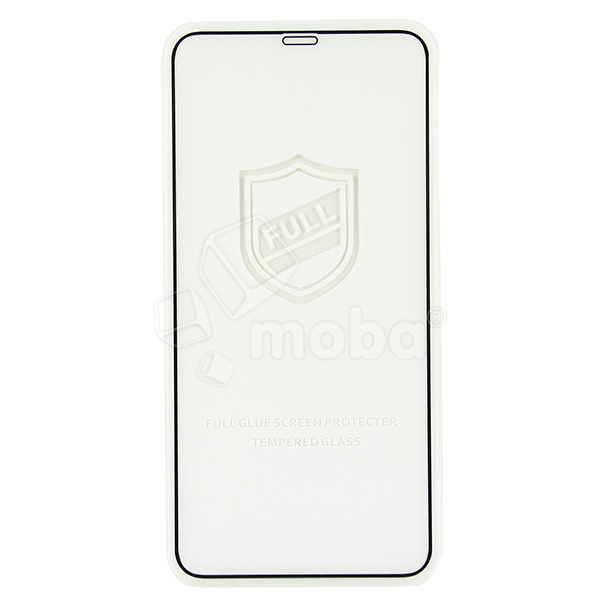 Защитное стекло "Тонкое" для iPhone Xs Max/11 Pro Max Черный (Полное покрытие 0,25 мм)