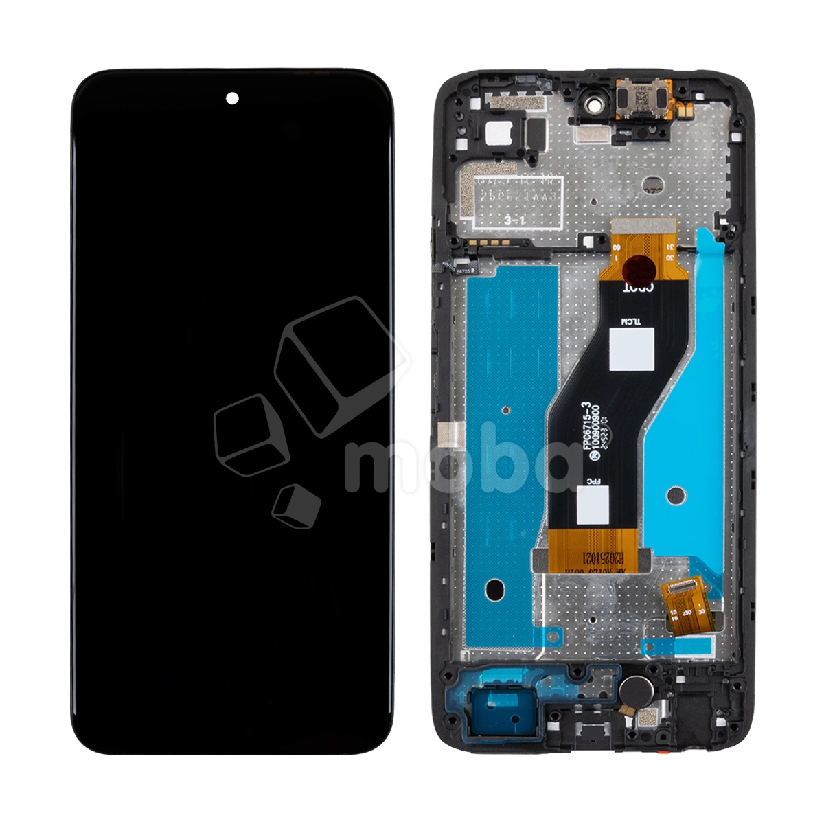 Дисплей для Infinix Smart 10/10 Plus (X6725/X6725C) модуль с рамкой Черный - OR (HD+, 300 Кд/м², 120 Гц)
