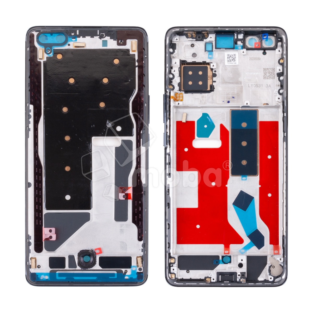 Рамка дисплея для Huawei Nova 11 Pro (GOA-LX9) Черный (возможен дефект ЛКП)