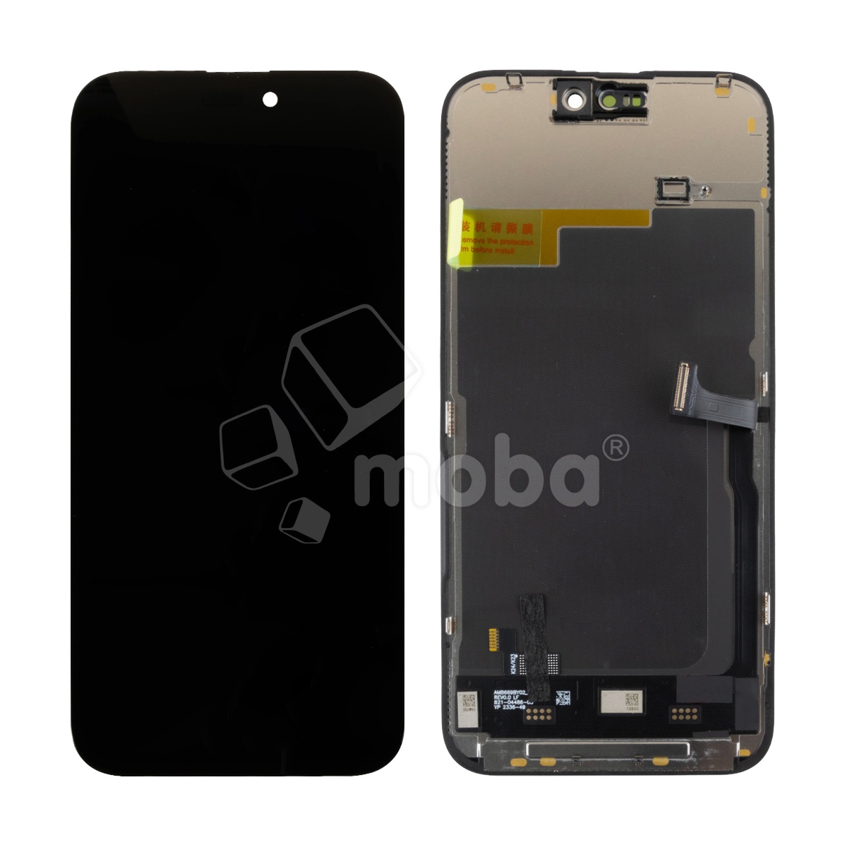 Дисплей для iPhone 15 Pro Max (A3106) в сборе с тачскрином Черный - (In-Cell, HD+) (площадка под IC)