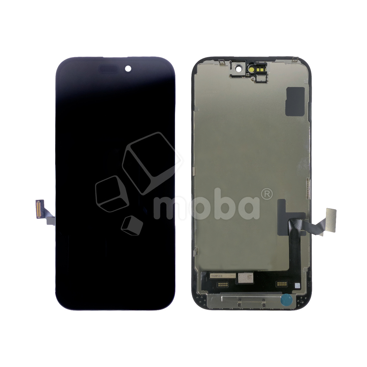 Дисплей для iPhone 15 (A3090) в сборе с тачскрином Черный - (In-Cell, HD COG, 350 Кд/м²) (площадка под IC) Стандарт