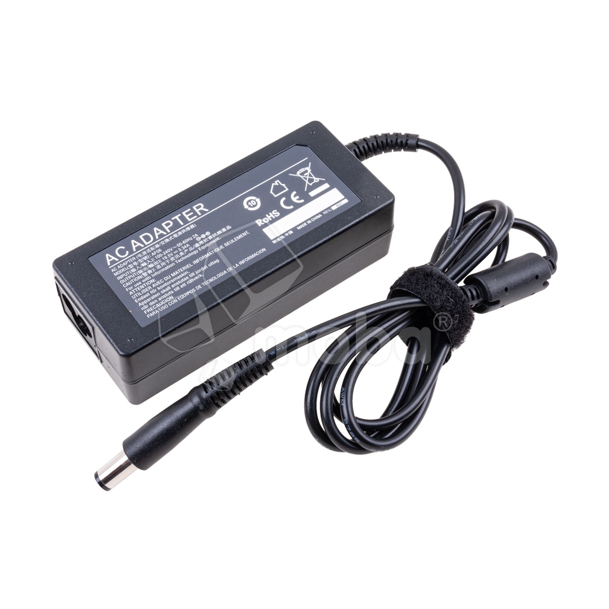 Блок питания (сетевой адаптер) для ноутбука Dell 19,5V, 3,34A, 65W (7,4×5,0 с иглой) - Стандарт (без сетевого кабеля)