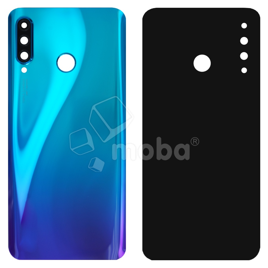 Задняя крышка для Huawei P30 Lite (MAR-LX1M) (24MP) Синий - Премиум