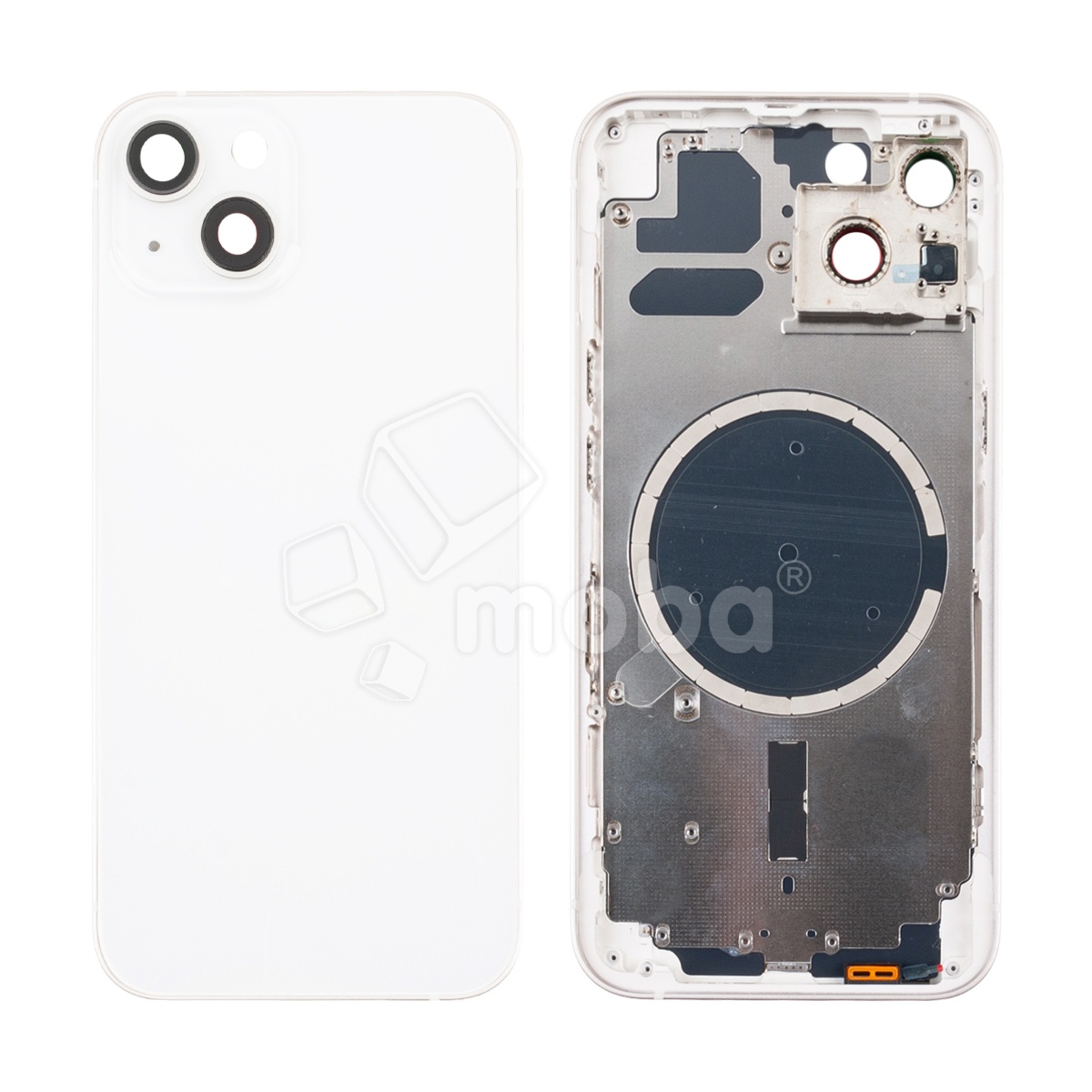 Корпус для iPhone 13 (A2635) (1 Sim) Белый - Премиум