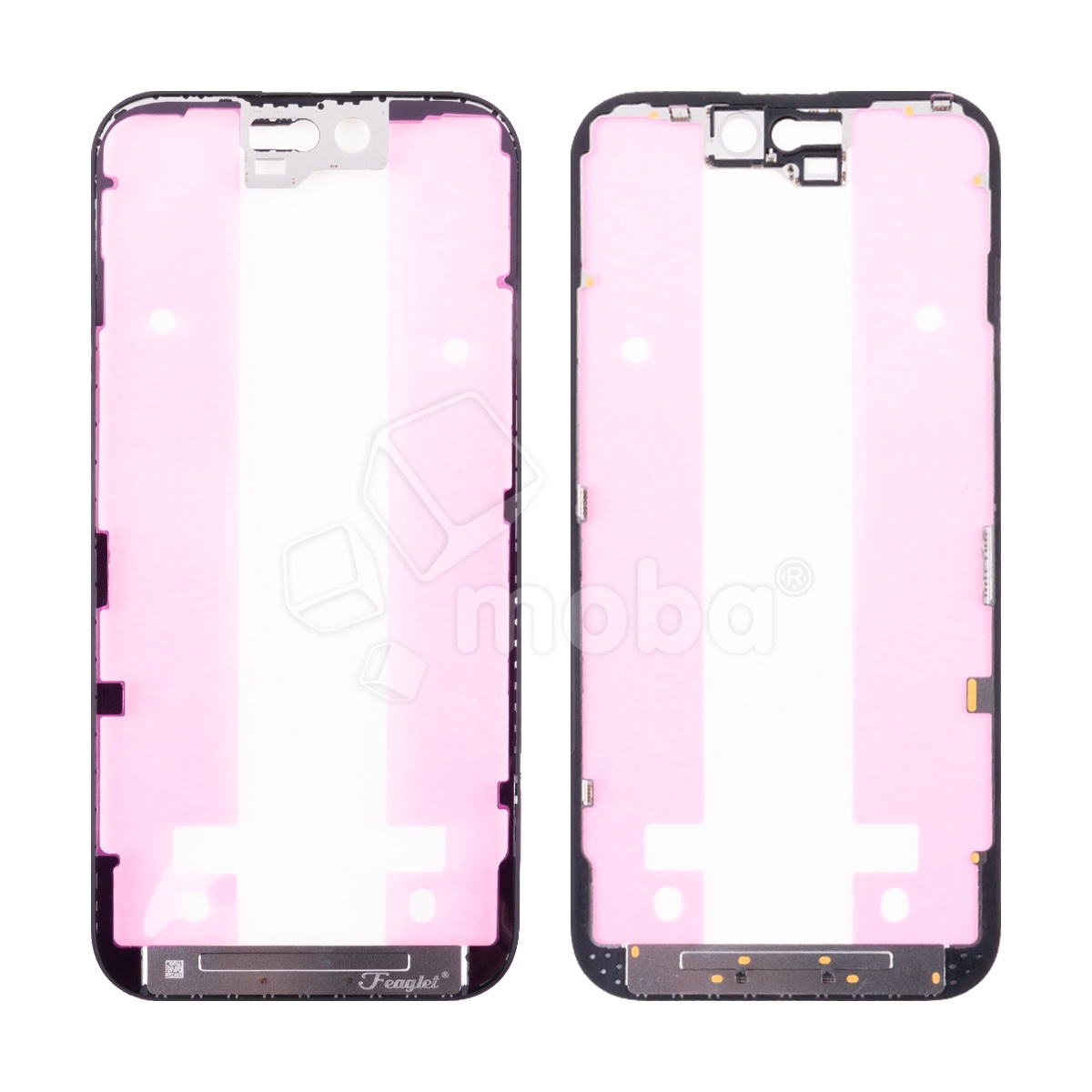 Рамка дисплея для iPhone 15 (A3090) Черный - OR (Feaglet)