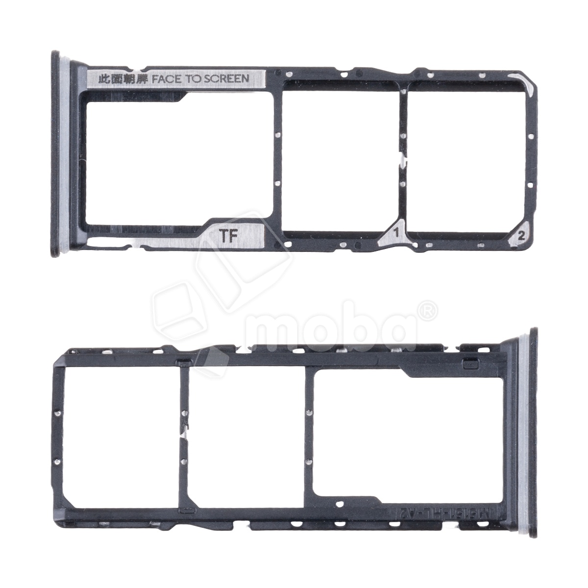 Держатель SIM для Xiaomi Redmi 14C/Poco C75 (2411DRN47C/2409BRN2CY/2409BRN2CA/2409BRN2CG/2410FPCC5G) Черный