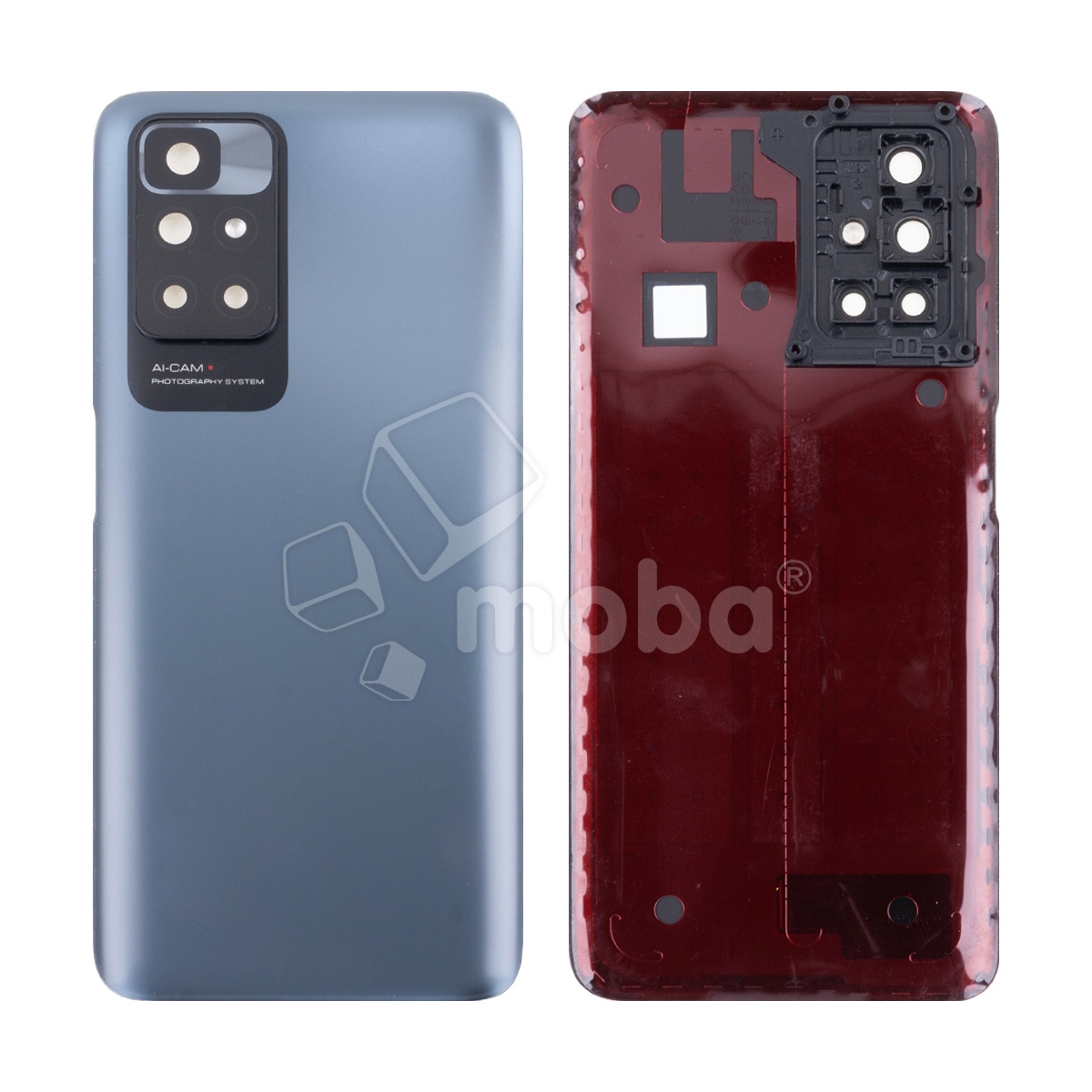 Задняя крышка для Xiaomi Redmi 10/10 2022 (21061119DG/22011119UY) Серый - Премиум