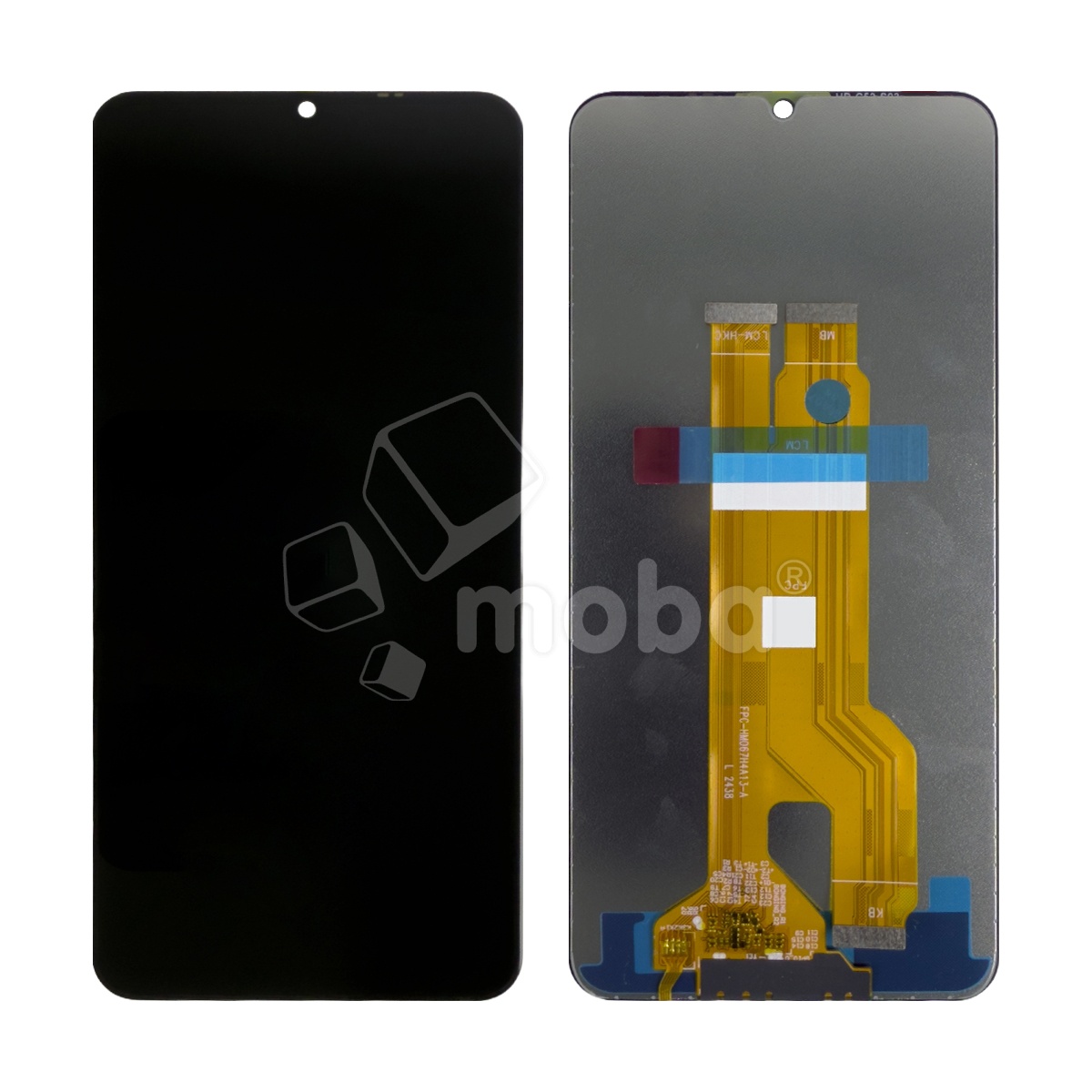 Дисплей для Realme Note 60/60x (RMX3933/RMX3938) в сборе с тачскрином Черный - Оптима