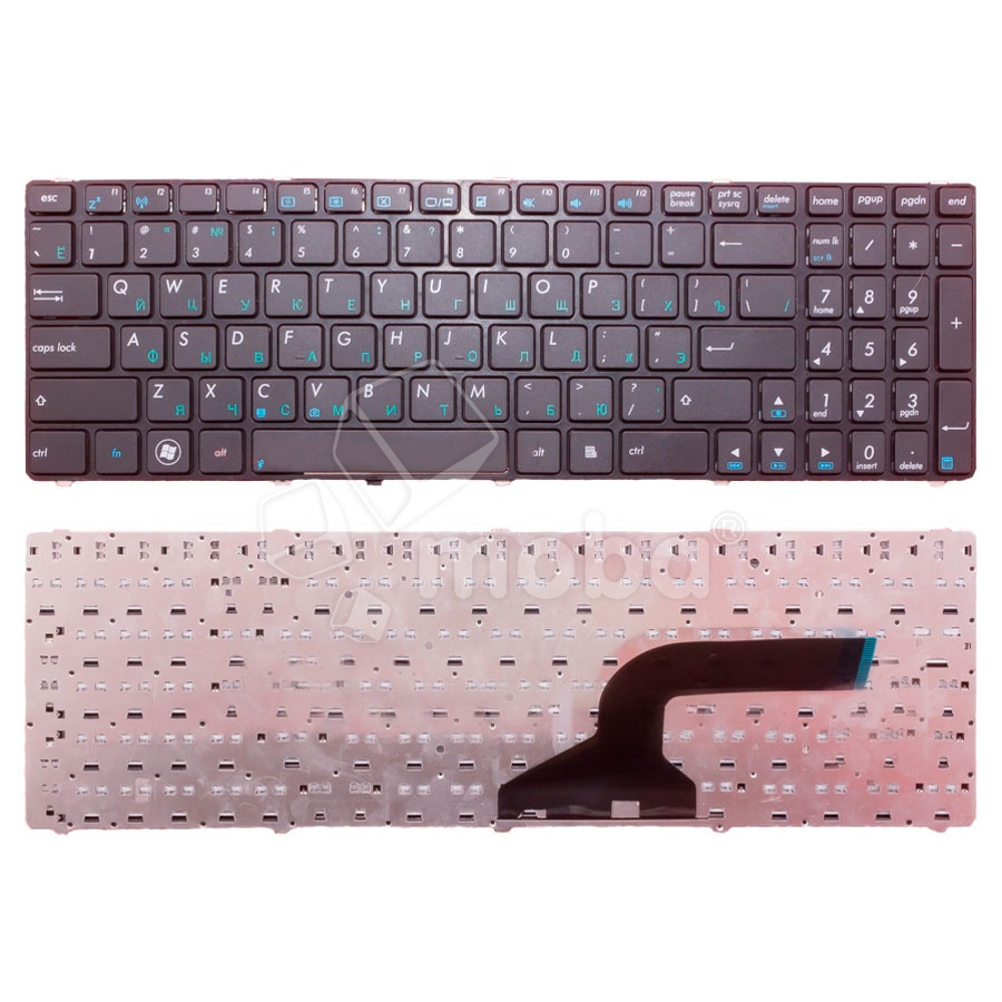 Клавиатура для ноутбука Asus A52/A72/F70/G51/K72 (кнопки отдельные) Черный