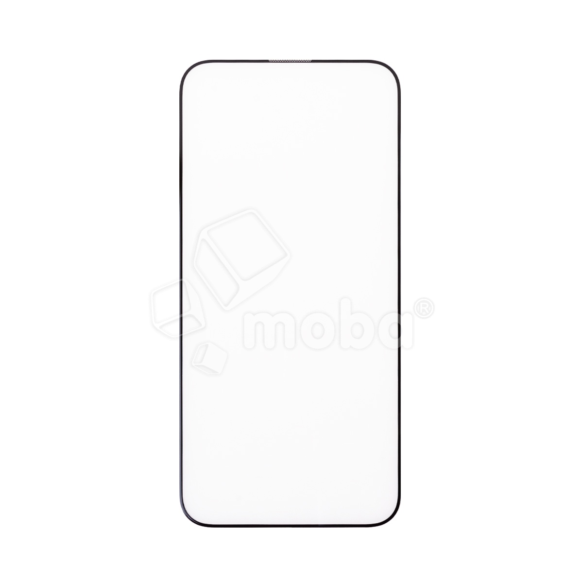 Защитное стекло "Стандарт" для iPhone 15 Pro Черный (Полное покрытие)
