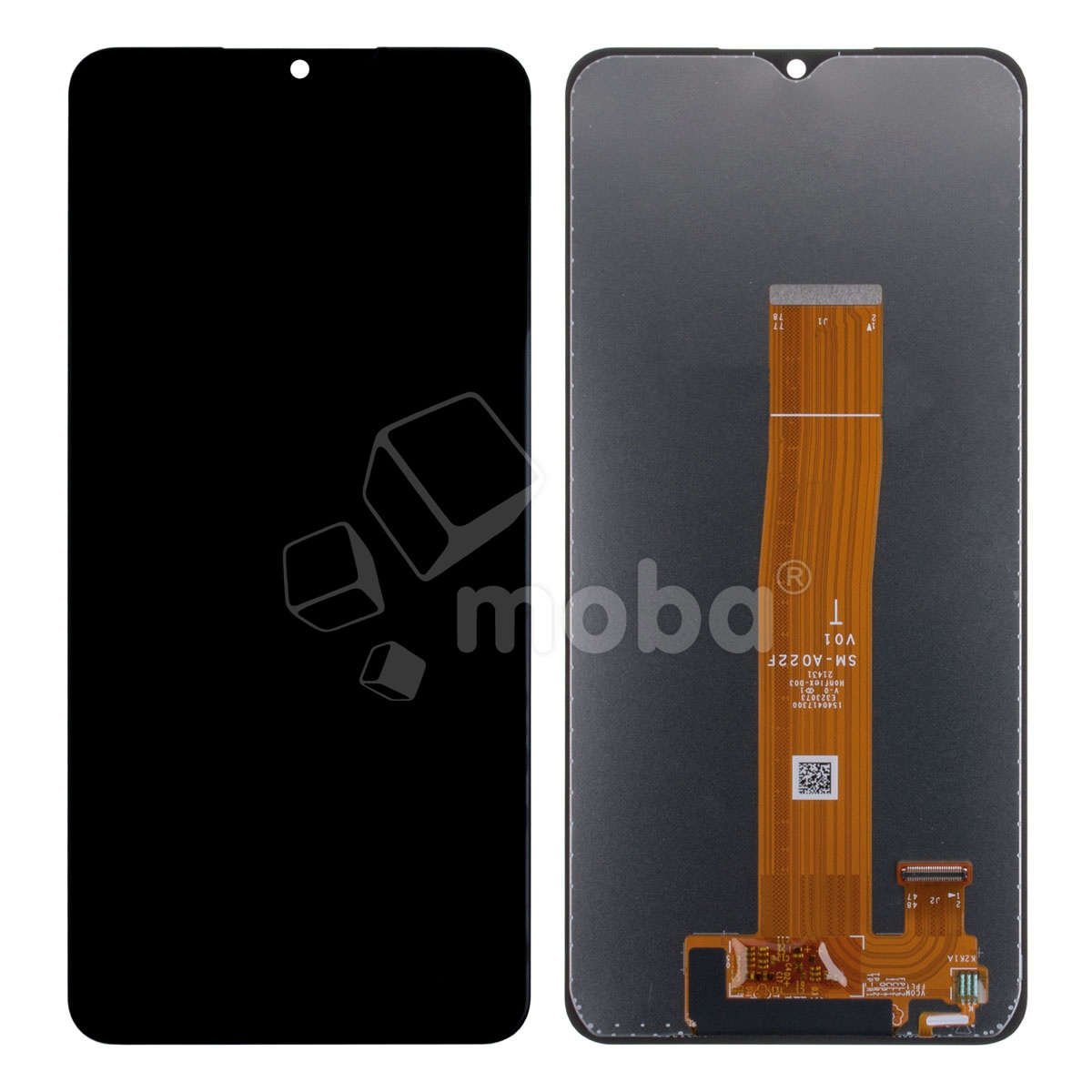 Дисплей для Samsung Galaxy A02 (A022G) в сборе с тачскрином Черный - OR (HD+, 300 Кд/м², 60 Гц)