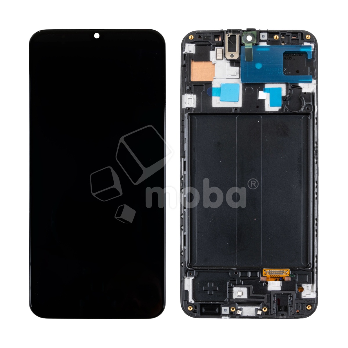 Дисплей для Samsung Galaxy A30 (A305F) модуль с рамкой Черный - Сервисный Оригинал
