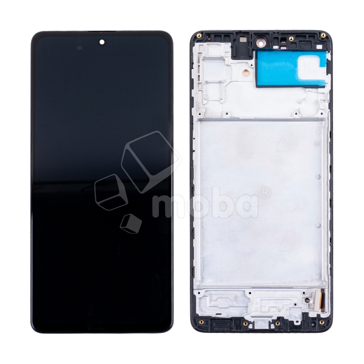 Дисплей для Samsung Galaxy M51 (M515F) модуль с рамкой Черный - (OLED) (Full Size) (Full HD, 450 Кд/м²)