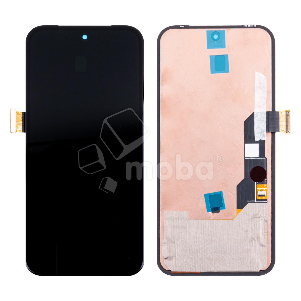 Дисплей для Google Pixel 8a (GKV4X/G6GPR/G8HHN/G576D) в сборе с тачскрином Черный - OR