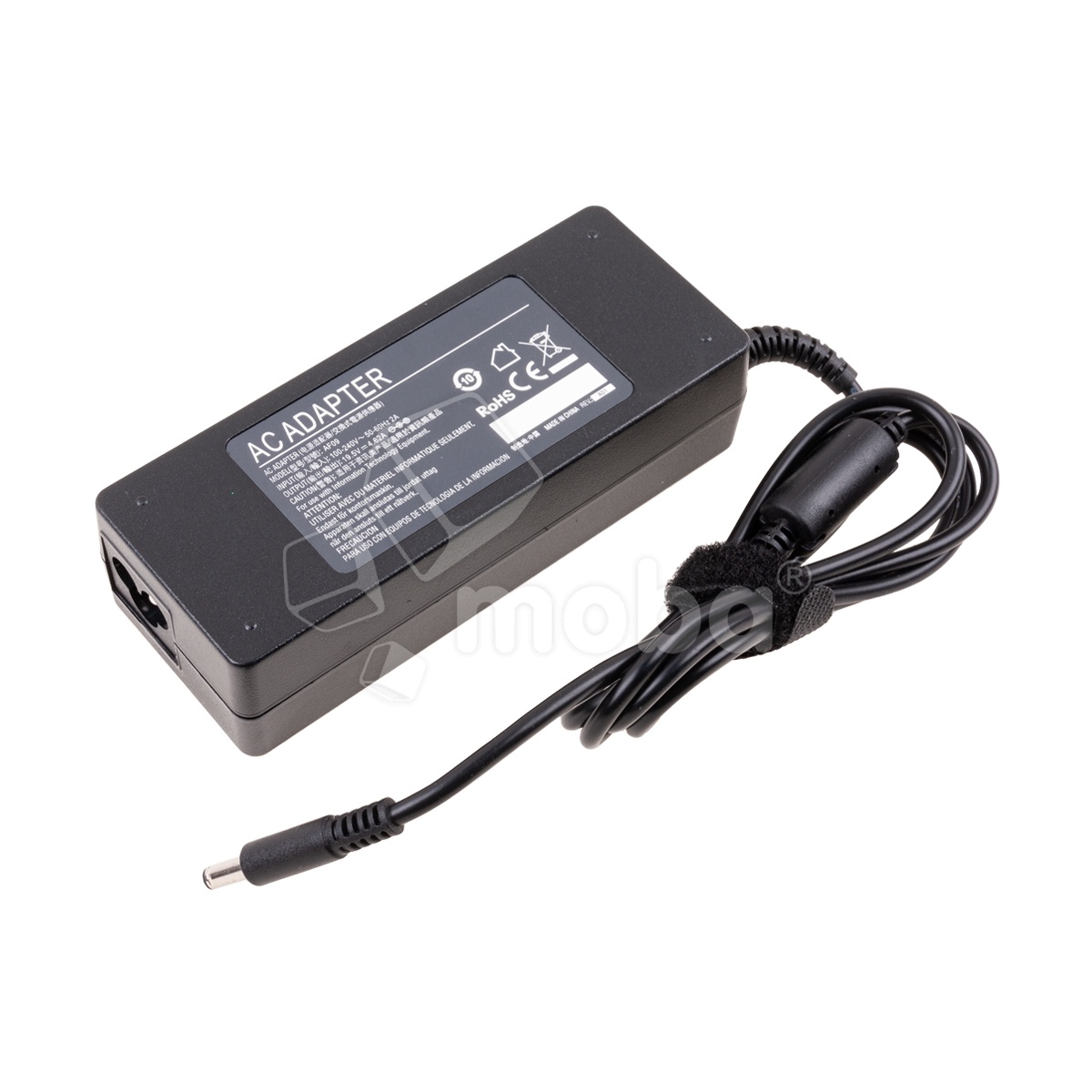 Блок питания (сетевой адаптер) для ноутбука Dell 19,5V, 4,62A, 90W (4,5×3,0 с иглой) - Стандарт (без сетевого кабеля)