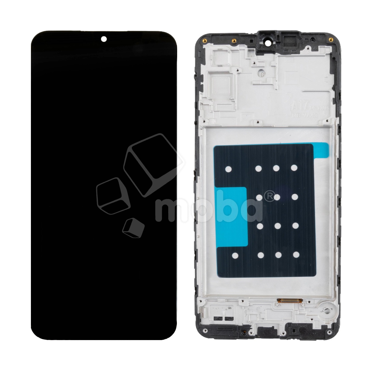 Дисплей для Samsung Galaxy M17 5G (M176B) модуль с рамкой Черный - (In-Cell)