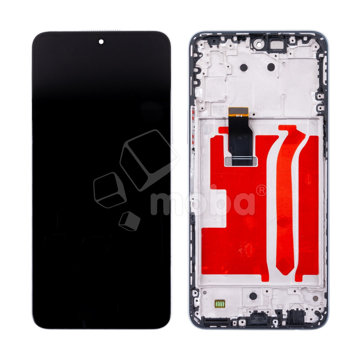 Дисплей для Huawei Honor X8 4G (TFY-LX1) модуль с рамкой Серебро - OR (HD+, 300 Кд/м², 90 Гц)