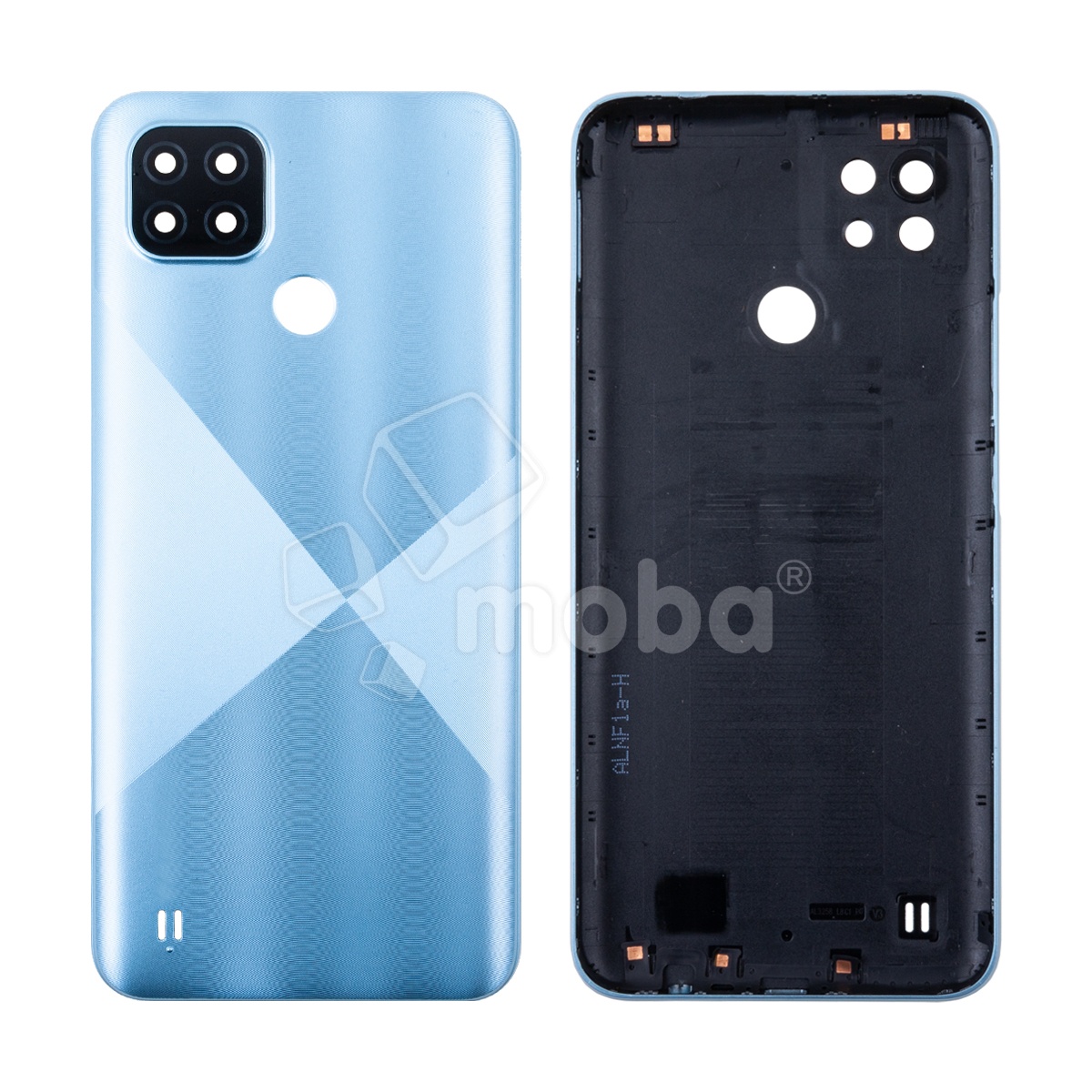 Задняя крышка для Realme C21 (RMX3201) Голубой