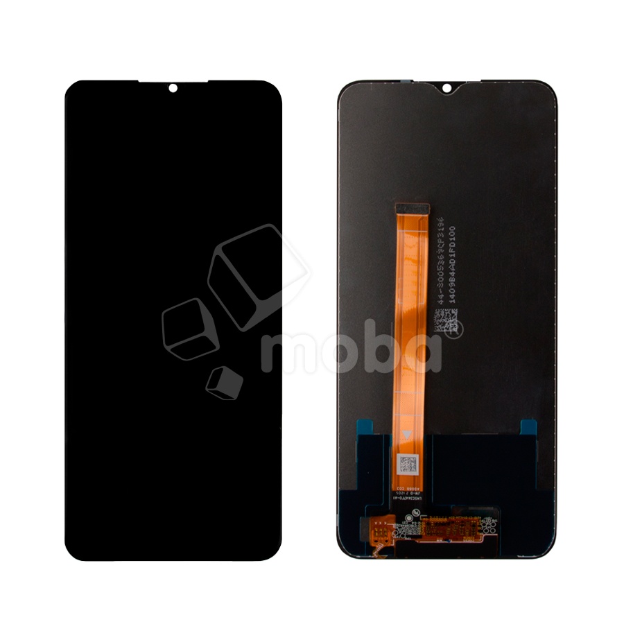 Дисплей для Realme C25s (RMX3195) в сборе с тачскрином Черный - Оптима