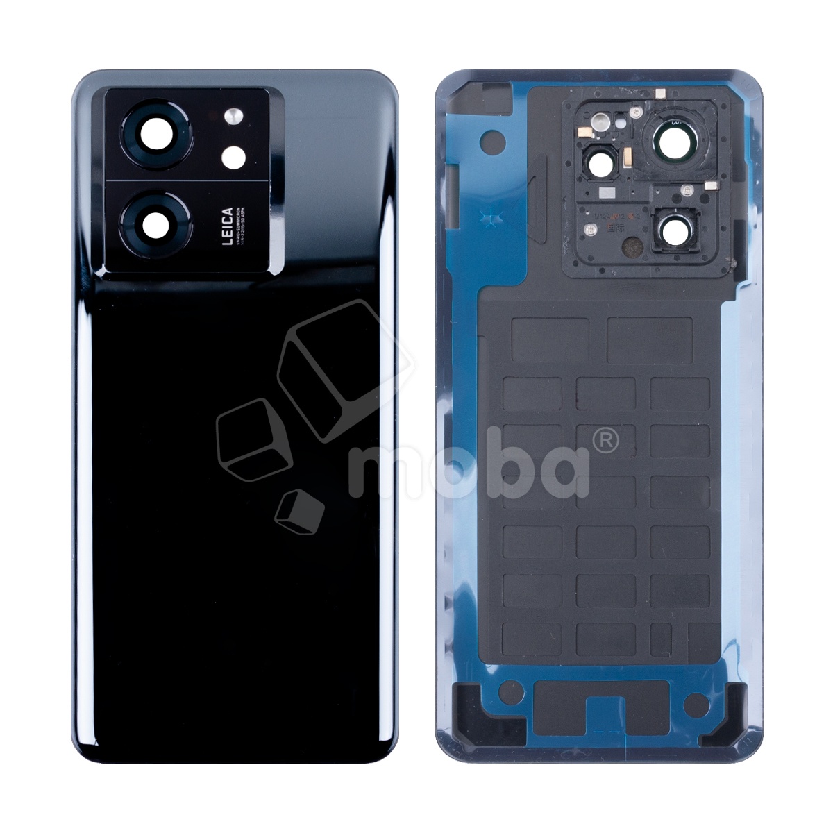 Задняя крышка для Xiaomi 13T/13T Pro (2306EPN60G/23078PND5G) Черный - Премиум