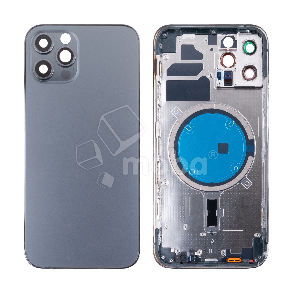 Корпус для iPhone 12 Pro (A2407) (1 Sim) Серый - Премиум