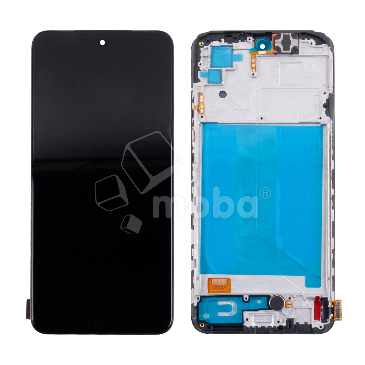 Дисплей для Xiaomi Redmi Note 10/10S/Poco M5s (M2101K7AG/M2101K7BNY/M2102K7AG/2207117BPG) модуль с рамкой Черный - (In-Cell) - Премиум