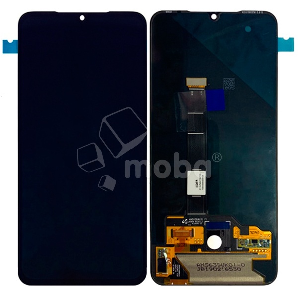 Дисплей для Xiaomi Mi 9 (M1902F1G) в сборе с тачскрином Черный - (OLED) (Full HD, 450 Кд/м²)