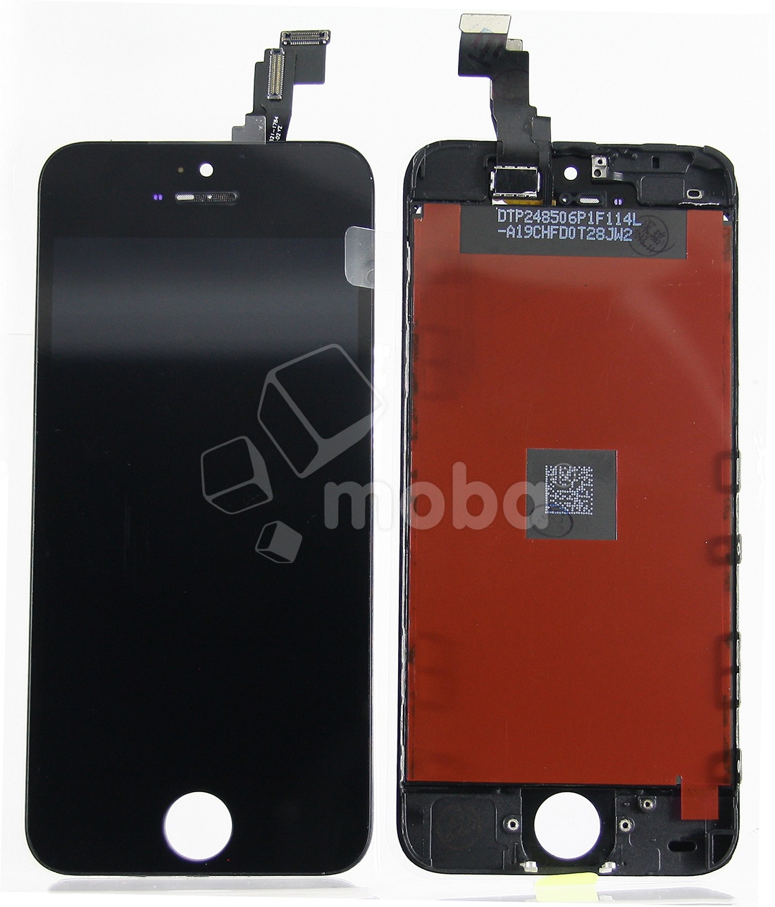 Дисплей для iPhone 5C в сборе с тачскрином Черный - Оптима