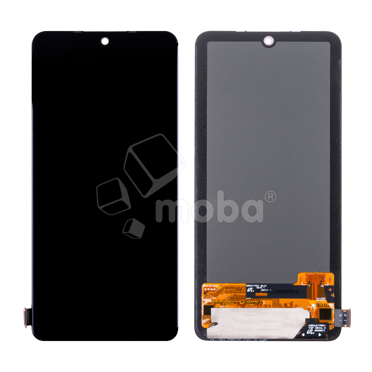 Дисплей для Xiaomi Redmi Note 11 Pro+ 5G/12 Pro 4G/12 Pro Speed (21091116UG/2209116AG) в сборе с тачскрином Черный - (OLED) (Full HD, 450 Кд/м²)