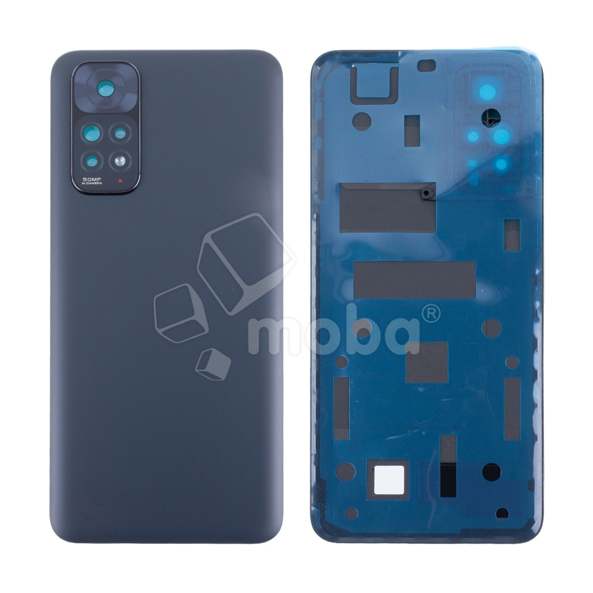 Задняя крышка для Xiaomi Redmi Note 11 (2201117TY) Серый - Премиум